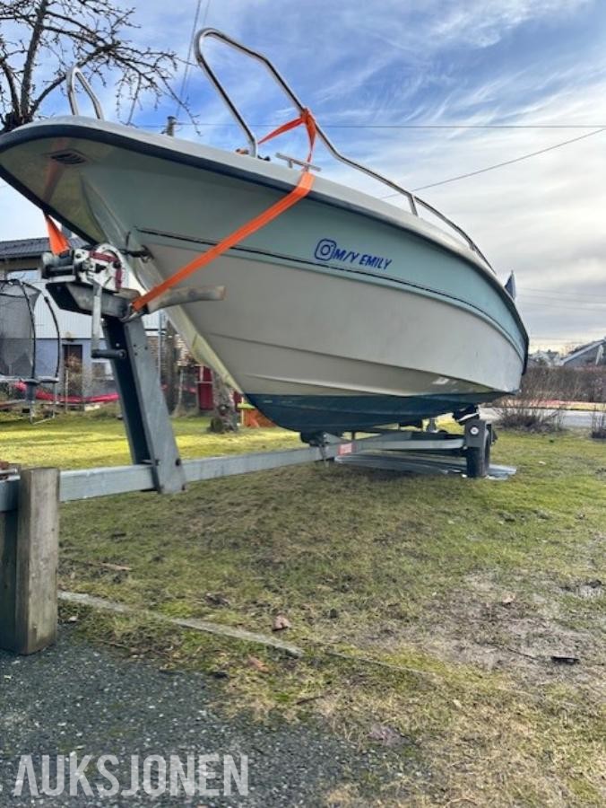 1995 Yamarin Bigride 540 båt med henger